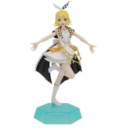 Hatsune Miku: Colorful Stage! Desktop x Decorate Collections PVC Statue Kagamine Rin Stage Sekai Ver. 15 cm product photo
