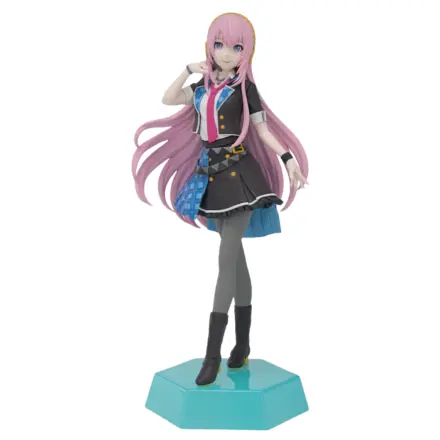 Hatsune Miku: Colorful Stage! Desktop x Decorate Collections PVC Statue Megurine Luka School Sekai Ver. 15 cm product photo