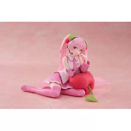 Hatsune Miku PVC Statue Desktop Cute Figure Sakura Miku Cherry Cushion Ver. 13 cm termékfotója