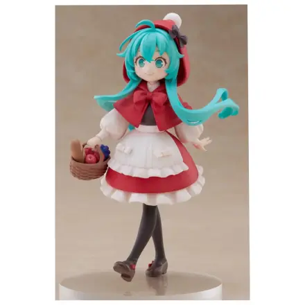 Hatsune Miku Desktop Fairy PVC Statue Hatsune Miku Little red riding hood Ver. 16 cm    product photo