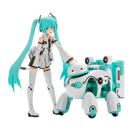 Hatsune Miku Frame Arms Girl Plastic Model Kit Music Girl Hatsune Miku (Maruttoys Ver.) & Tamotu (Miku Ver.) 15 cm product photo