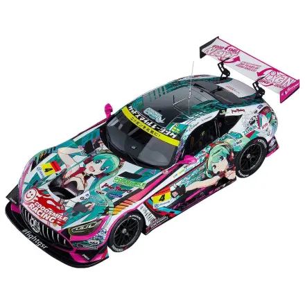 Hatsune Miku GT Project Vehicle 1/18 Good Smile Hatsune Miku AMG 2020 SUPER GT Okayama Test Ver. 26 cm product photo
