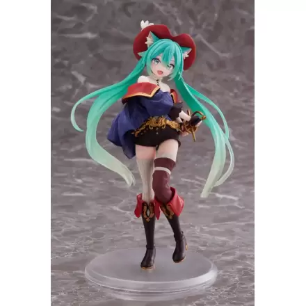 Hatsune Miku PVC Statue Hatsune Miku Wonderland Puss in Boots 18 cm   product photo