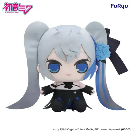 Hatsune Miku Kyurumaru Big Plush Figure Blue Rose 28 cm product photo