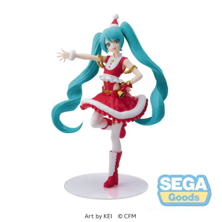 Hatsune Miku Luminasta PVC Statue Hatsune Miku Christmas 2023 20 cm product photo