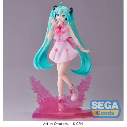 Hatsune Miku Luminasta PVC Statue Sakura Miku Omutatsu Ver. 21 cm product photo