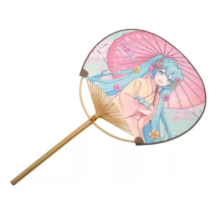 Hatsune Miku Non-Folding Uchiwa Fan Miku Kimono product photo