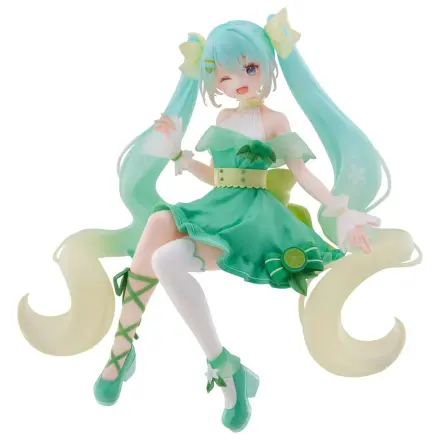 Hatsune Miku Noodle Stopper PVC Statue Hatsune Miku Lime Ver. 14 cm  product photo