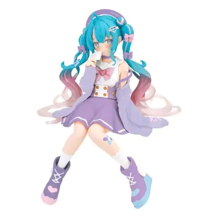 Hatsune Miku Noodle Stopper PVC Statue Hatsune Miku Love Sailor Purple Color Ver. 13 cm product photo
