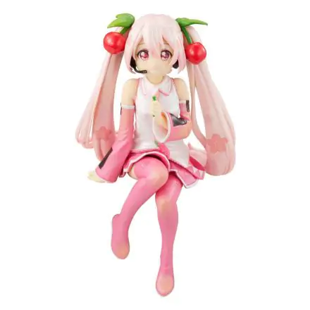 Hatsune Miku Noodle Stopper PVC Statue Sakura Miku 2022 Pearl Color 13 cm product photo