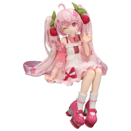 Hatsune Miku Noodle Stopper PVC Statue Sakura Miku 2025 Wink Ver. 14 cm product photo