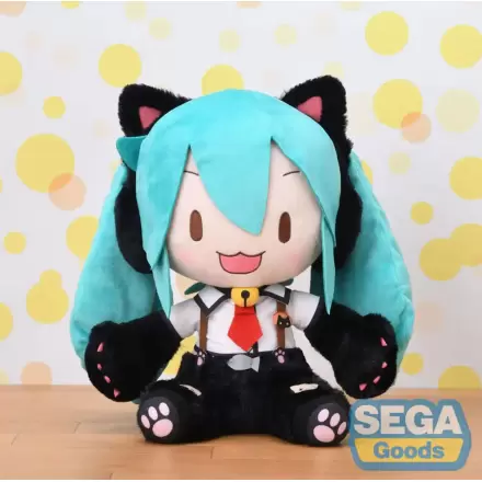 Hatsune Miku Project Diva Arcade Future Tone Fuwa Petit Plush Figure Hatsune Miku Kitty Cat LL 30 cm product photo