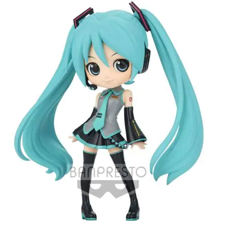 Hatsune Miku Q Posket Mini Figure Hatsune Miku Ver. A 14 cm product photo