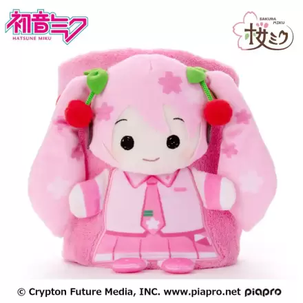 Hatsune Miku Roll-Up Plush Figure Sakura Miku 20 x 15 cm termékfotója