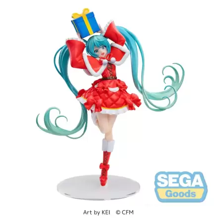 Hatsune Miku Series Luminasta PVC Statue Hatsune Miku Christmas 2024 19 cm termékfotója