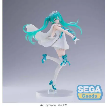 Hatsune Miku Series SPM PVC Statue Hatsune Miku 15th Anniversary SUOU Ver. 21 cm product photo