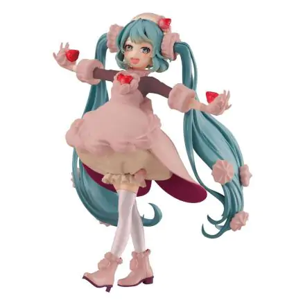 Hatsune Miku SweetSweets Series PVC Statue Hatsune Miku Strawberry Chocolate Short 17 cm product photo
