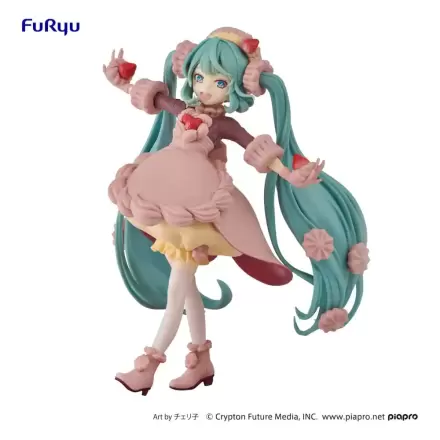 Hatsune Miku SweetSweets Series PVC Statue Strawberry Chocolate Short 17 cm product photo