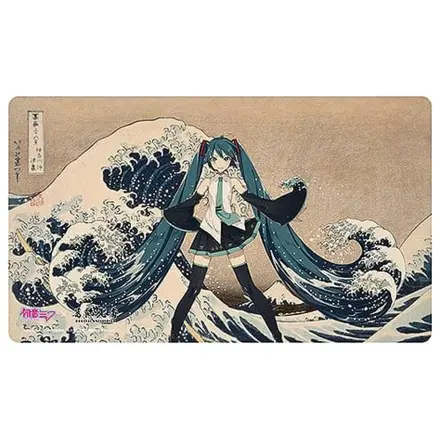 Hatsune Miku x Katsushika Hokusai iXima Desk Mat The Great Wave off Kanagawa/Fine Wind, Clear Morning product photo
