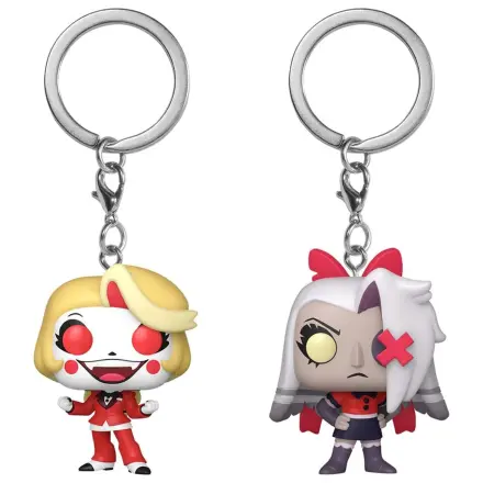 Hazbin Hotel Funko POP! Vinyl Keychain 2-Pack Charlie & Vaggie 4 cm  product photo