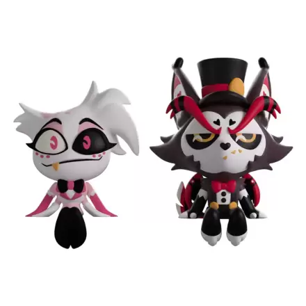 Hazbin Hotel Vinyl Figures Angel Dust & Husk Monitor Buddiez product photo
