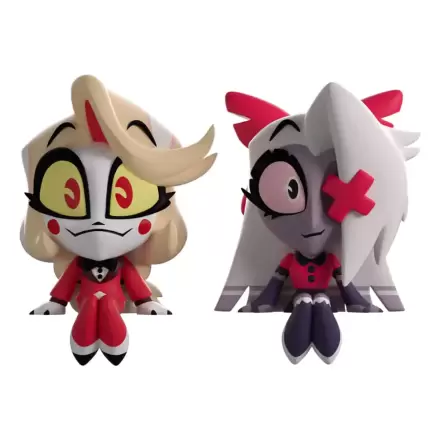 Hazbin Hotel Vinyl Figures Charlie & Vaggie Monitor Buddiez product photo