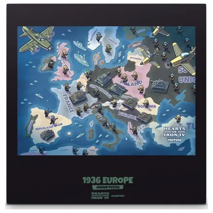 Hearts of Iron Puzzle 1936 Europe product photo