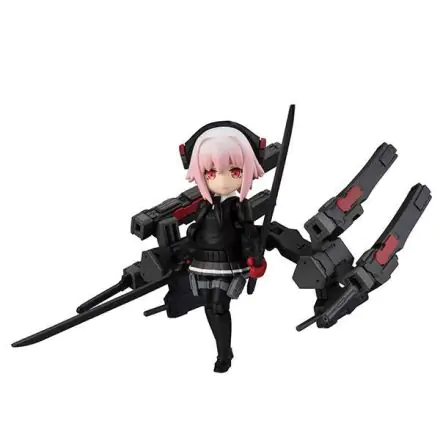 Heavily Armed High School Girls Desktop Army Figure Team 3 4 8 cm product photo