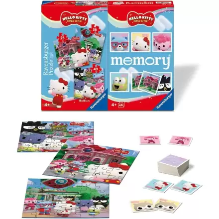 Hello Kitty 3 puzzles and memory multipack product photo