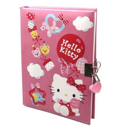 Hello Kitty A5 diary with light and lock assorted product photo