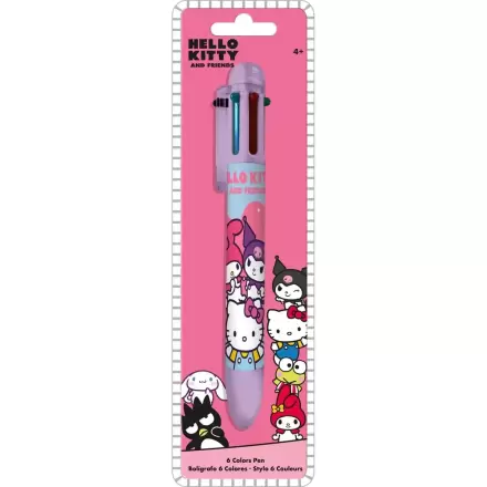 Hello Kitty and Friends Pen 6 colours product photo