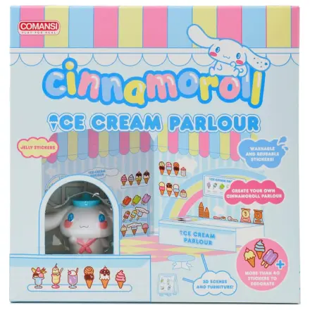 Hello Kitty and Friends Mini figure Sticker House Cinnamoroll Ice Cream Parlour product photo