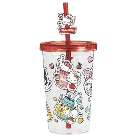 Hello Kitty and Friends Tumbler with Straw American Diner Version product photo