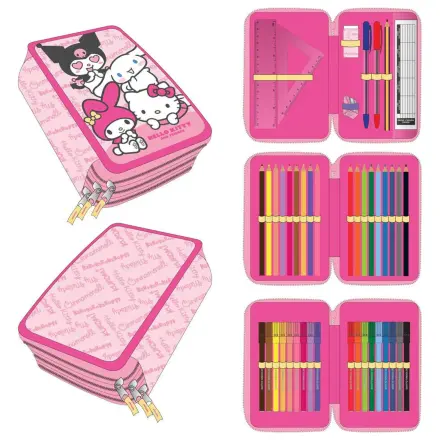 Hello Kitty and Friends triple pencil case product photo