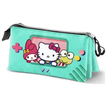 Hello Kitty and Friends Videogame triple pencil case product photo