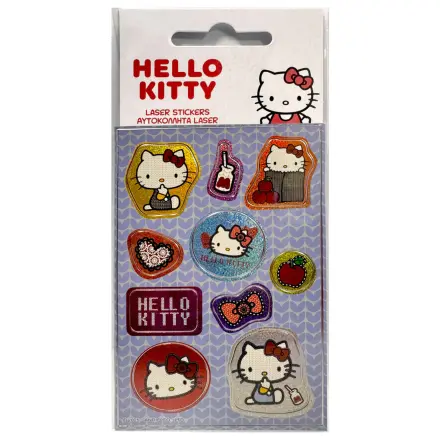 Hello Kitty Apple holographic sticker set product photo