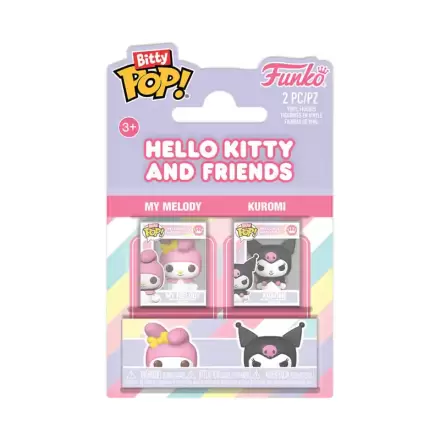 Hello Kitty Bitty Funko POP! Vinyl Figures 2-Pack My Melody&Kuromi product photo