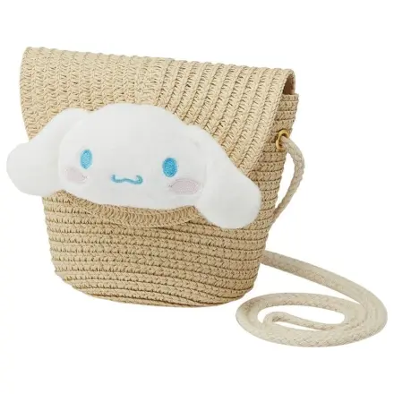Hello Kitty Cinnamoroll Straw crossbody bag 13.8x13cm product photo