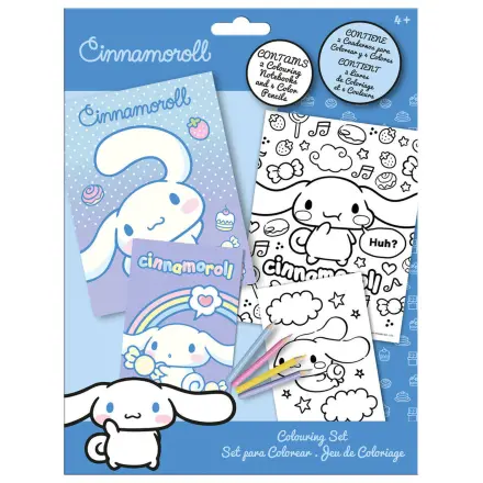 Hello Kitty Cinnamoroll Coloring Set with Stickers product photo