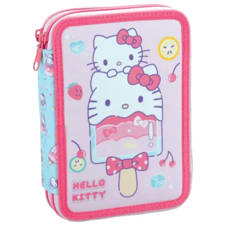 Hello Kitty Cupcake Filled 2-Story Pencil Case product photo
