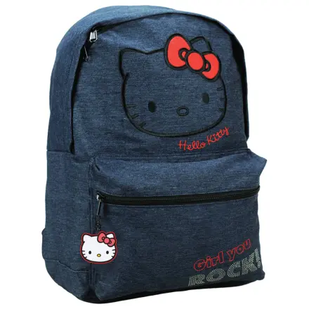 Hello Kitty Denim School Bag, Bag 39 cm product photo