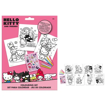 Hello Kitty and Friends Coloring Set with Stickers product photo