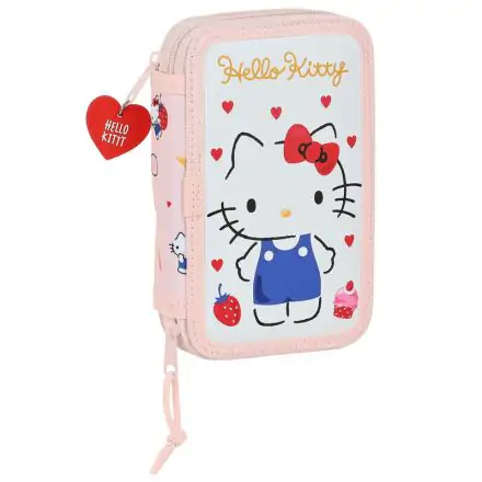 Hello Kitty Happiness Girl double pencil case 28pcs product photo