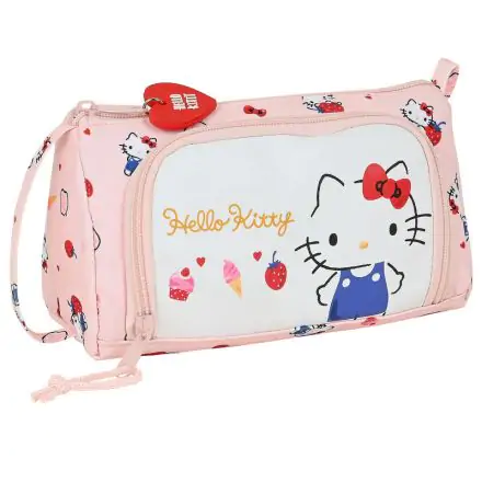Hello Kitty Happiness Girl filled pencil case with drop-down pocket product photo
