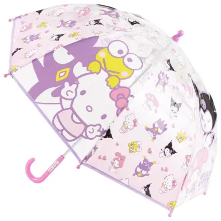 Hello Kitty Happy Friends Kids Transparent Umbrella product photo