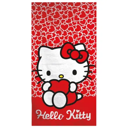 Hello Kitty Hearts towel product photo