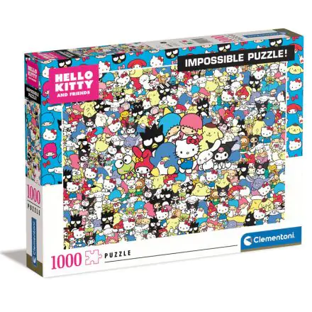 Hello Kitty Impossible Jigsaw Puzzle Hello Kitty And Friends (1000 pieces) product photo