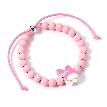 Hello Kitty Bracelet pink beads with My Melody Charm 21 cm product photo