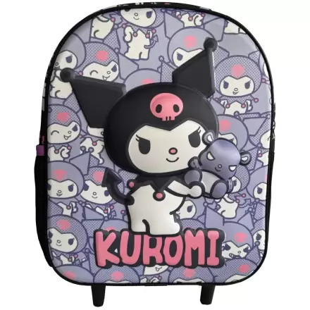 Hello Kitty Kuromi 3D trolley 32cm termékfotója