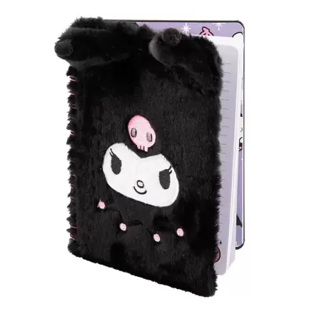 Hello Kitty Kuromi A5 notebook fluffy termékfotója